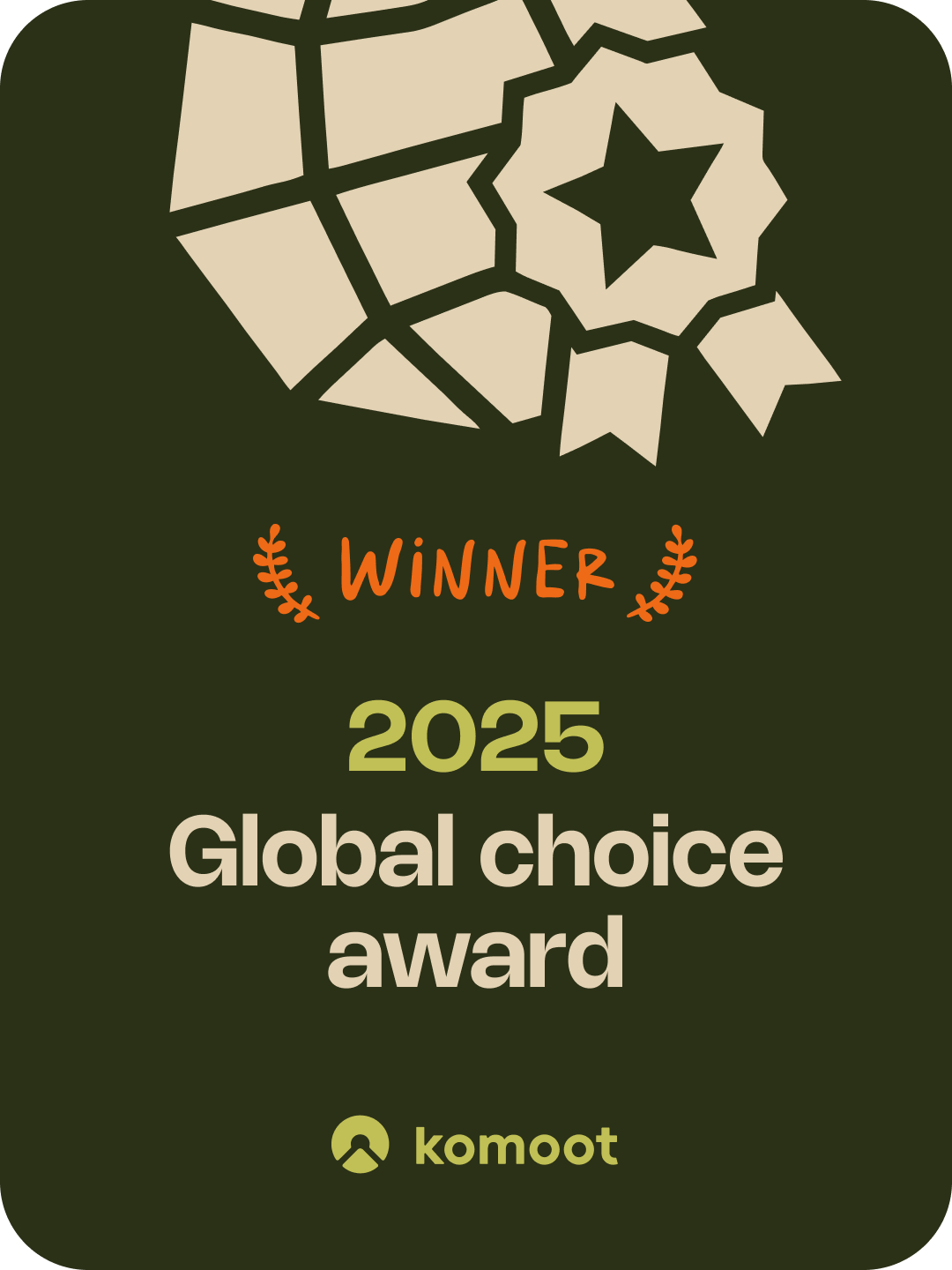 Komoot Global Choice Award 2025